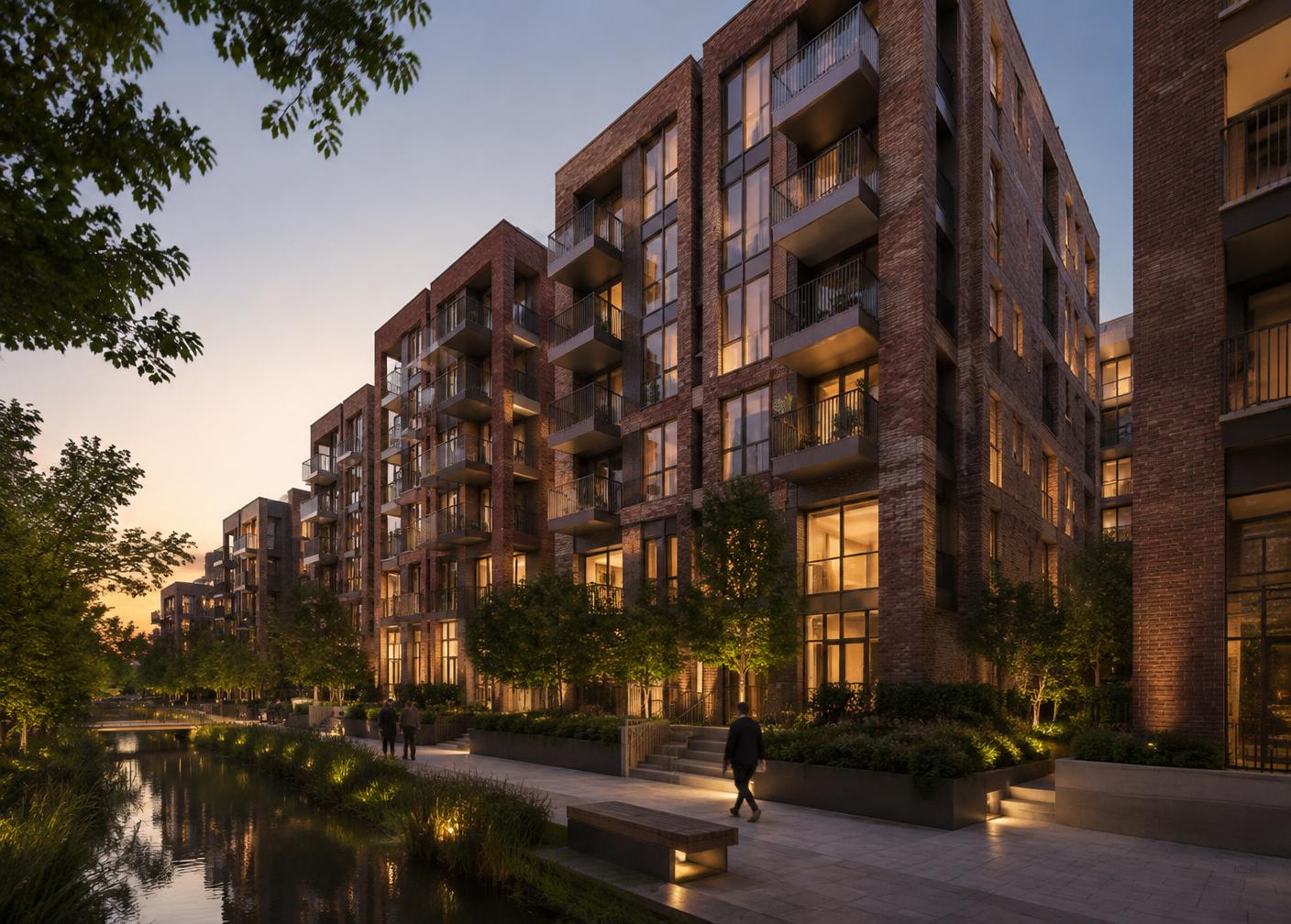 City Crescent Apartments illustrative architectural concept