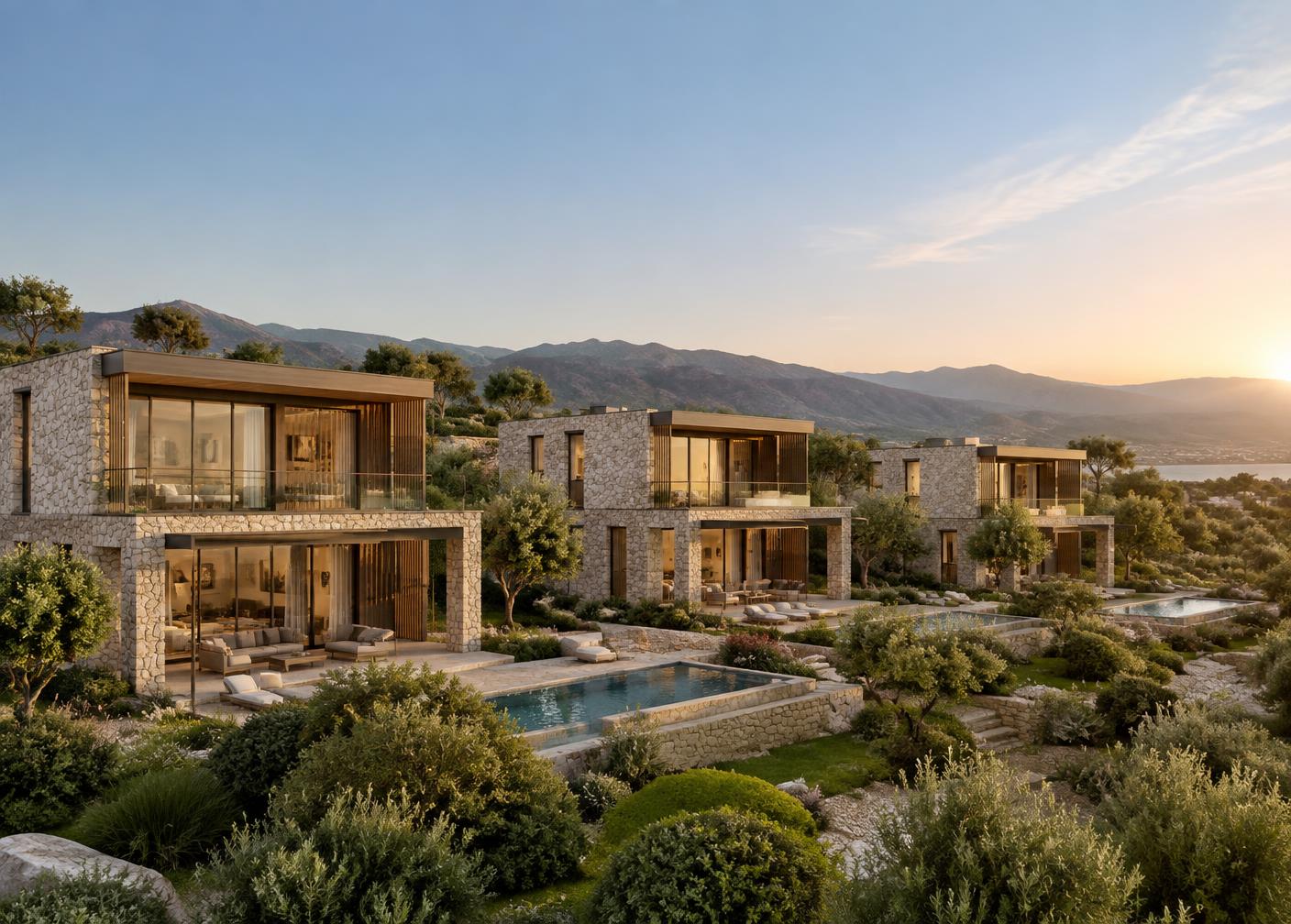 Cedar Park Villas illustrative architectural concept